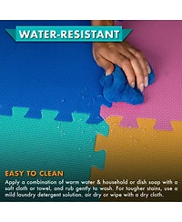 ProsourceFit ProSource Kids Floor Play Mat 3/8-in, 36 Sq Ft - Tiles