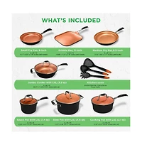 NutriChef Kitchenware Pots & Pans Set
