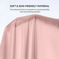 Sunveno Maternity Seamless Nursing Bra, Ultra-Soft and Comfortable Support