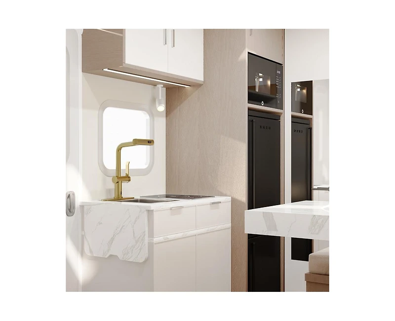 Casainc Single Handle Pull Out Kitchen Faucet with Touchless Sensor With Three-function Mode Sprayer