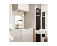 Casainc Single Handle Pull Out Kitchen Faucet with Touchless Sensor With Three-function Mode Sprayer