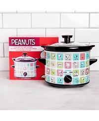 Uncanny Brands Peanuts 2 Quart Slow Cooker - Snoopy & Woodstock Appliance