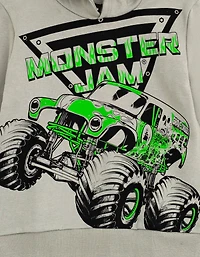 Monster Jam Toddler Boys Grave Digger Mutt Megalodon Fleece Pullover Hoodie & Pants to