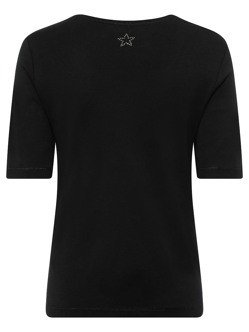 Olsen Women's Solid Short Sleeve T-Shirt
