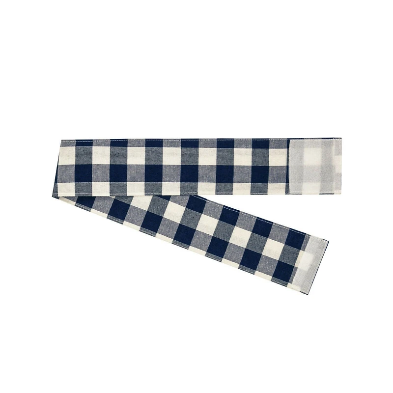 Kate Aurora Plaid Country Farmhouse French Door Curtain Panel With Matching Tieback