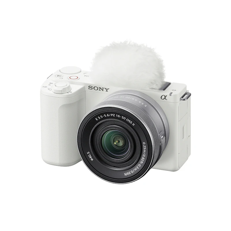 Sony Sony Alpha ZVE10 Ii Aps-c Interchangeable Lens Mirrorless Content Creators Camera Kit and 16-50mm Lens Kit (White)