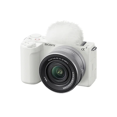Sony Sony Alpha ZVE10 Ii Aps-c Interchangeable Lens Mirrorless Content Creators Camera Kit and 16-50mm Lens Kit (White)