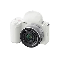Sony Sony Alpha ZVE10 Ii Aps-c Interchangeable Lens Mirrorless Content Creators Camera Kit and 16-50mm Lens Kit (White)