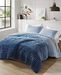 510 Design Avril Fluffy Ribbed Plush 3-Pc. Comforter Set, King/California King