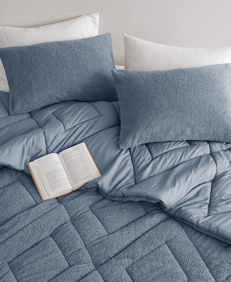 510 Design Kyla Double Diamond Quilted Teddy 3-Pc. Comforter Set