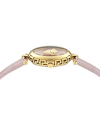 Versace Women's Swiss Medusa Heritage Pink Leather Strap Watch 38mm