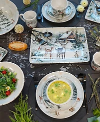 Certified International Winter's Frost 16 Pc. Dinnerware Set, Service for 4