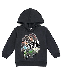Monster Jam Little Boys Grave Digger Mutt Megalodon Fleece Pullover Hoodie & Pants to