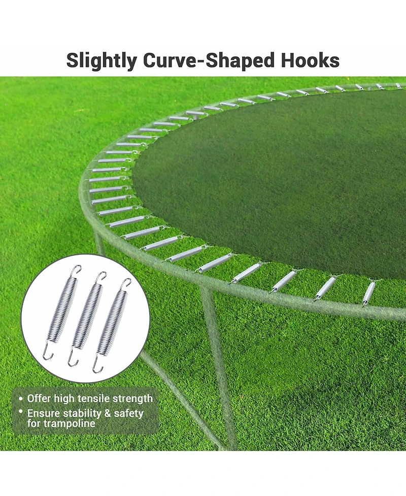 Yescom 5.5" Trampoline Springs Heavy Duty Replacement Springs Trampoline Accessories Trampoline Parts (Pack of