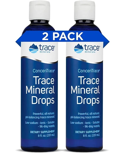 Trace Minerals ConcenTrace Trace Mineral Drops - Liquid Supplement for Bone & Joint Support