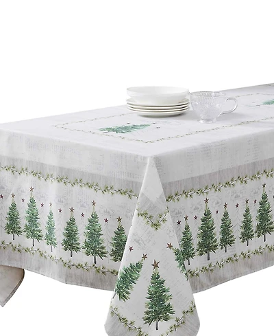Avanti Trees Polyester Tablecloth Oblong