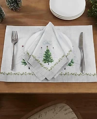 Avanti Trees Polyester 18" x 18'', Set of 4