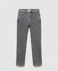 Mango Women's Claudia Slim Crop Jeans