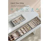 Slickblue Stackable Jewelry Storage Trays – Efficient Organization for All Your Accessories