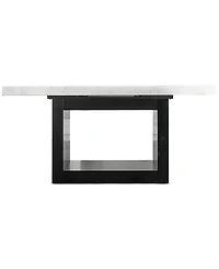 Kellet 5 Pc. Rectangular Marble Dining Set (Counter Height Table & 4 Side Chairs)