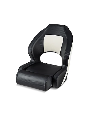 Captain Bucket Seat with Waterproof Pvc Leather for Sightseeing Boat-Black