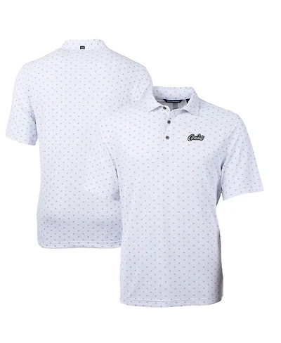 Cutter & Buck Men's Ucf Knights Citronaut Virtue Eco Pique Tile Print Polo