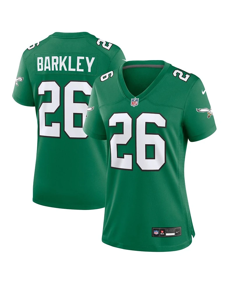 Nike Women's Saquon Barkley Kelly Green Philadelphia Eagles Alternate Game Jersey