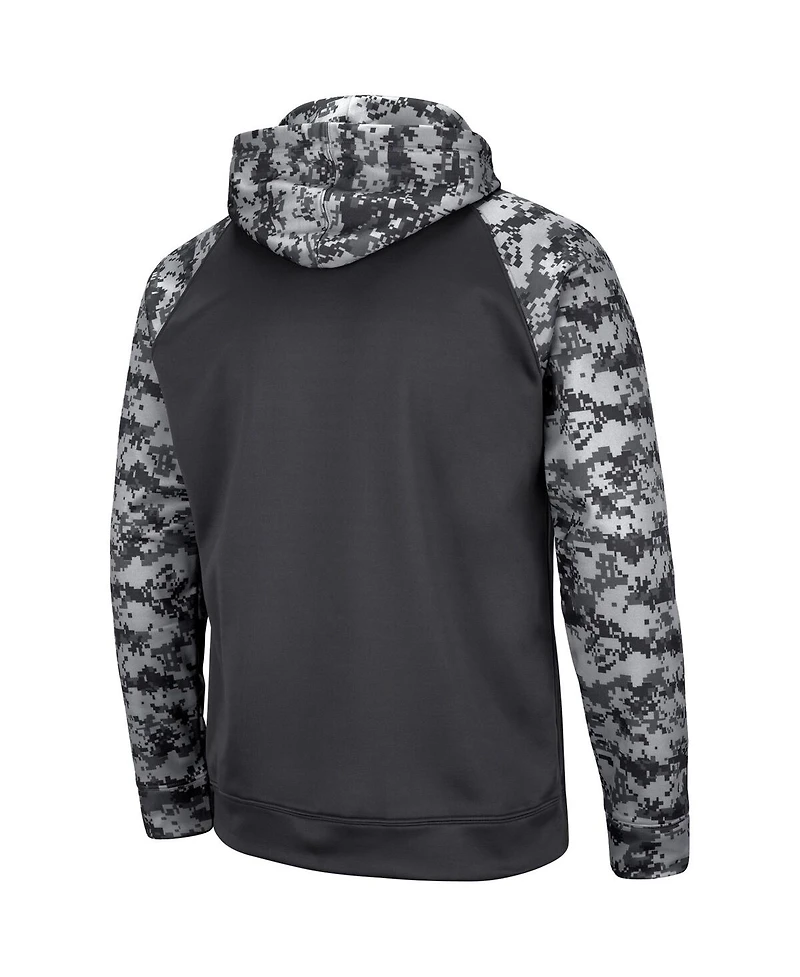 Men's Colosseum Charcoal Kentucky Wildcats Oht Military-Inspired Appreciation Digital Camo Pullover Hoodie