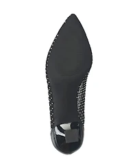 French Connection Women's Elise Mesh and Stone Heel