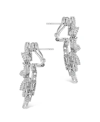 Sterling Forever Rosie Cubic Zirconia Drop Stud Earrings
