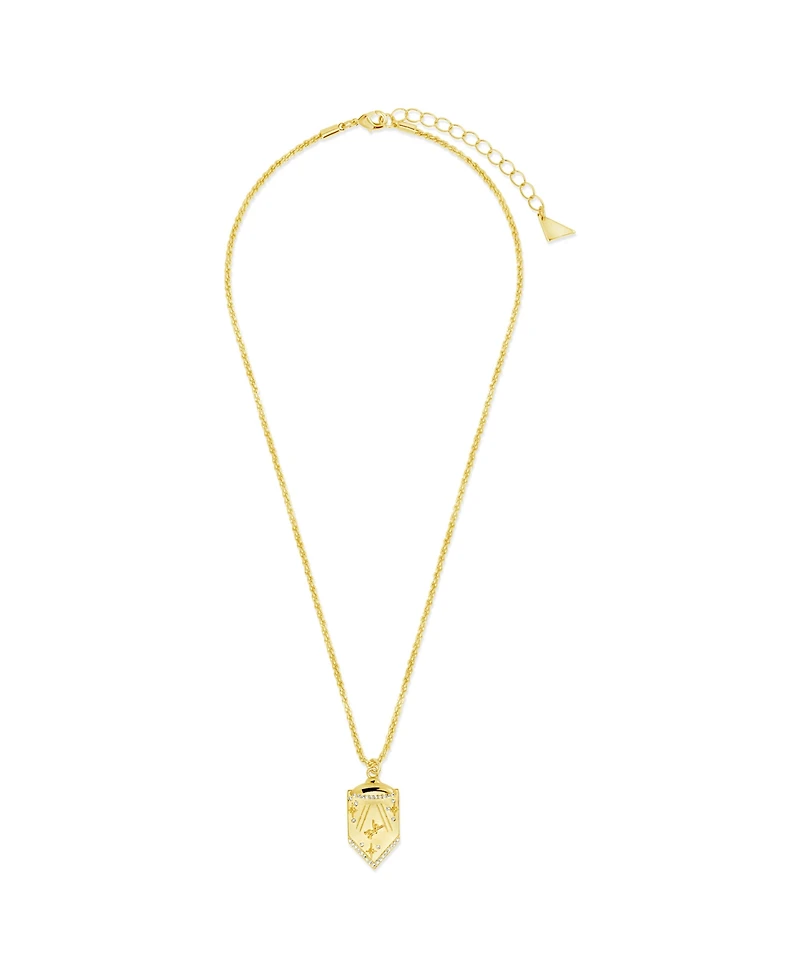 Sterling Forever Beam Me Up Cubic Zirconia Pendant Necklace