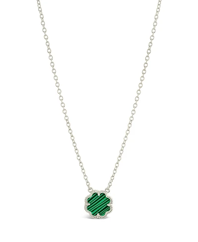 Sterling Forever Rose Petal Pendant Necklace
