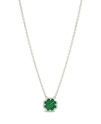 Sterling Forever Rose Petal Pendant Necklace