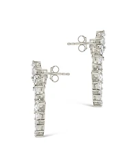 Sterling Forever Shania Cubic Zirconia Circle Stud Earrings