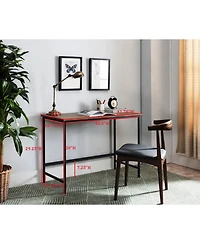 Kings Brand Furniture Contemporary Home & Office Computer Desk Workstation, Black/Gray