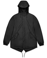 Rains Men's Essential Waterproof Hooded Full-Zip Rain Jacket