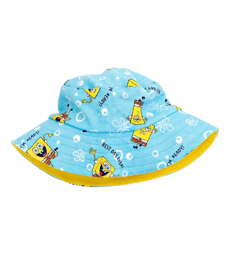 SpongeBob SquarePants Baby Boys Romper and Hat Newborn to