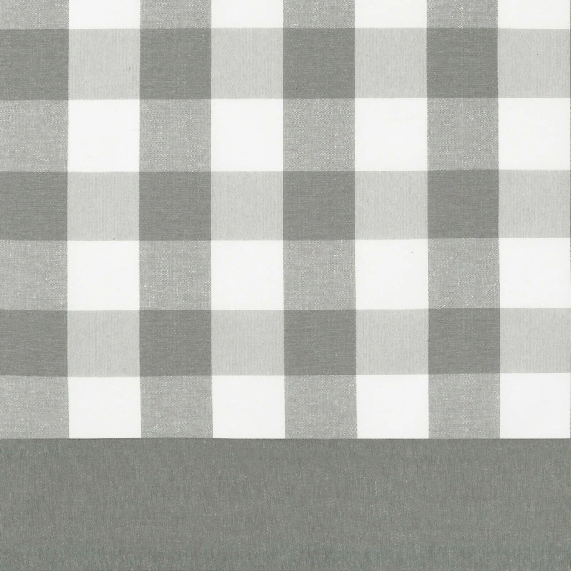 Kate Aurora Modern Farmhouse Buffalo Plaid Checkered Rod Pocket Window Valance Curtain