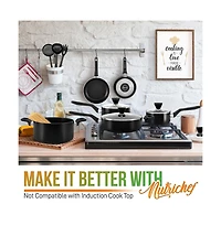NutriChef Kitchenware Pots & Pans - Stylish Kitchen Cookware Set