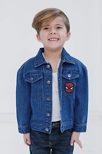 Avengers Boys Marvel Spider-Man Denim Jacket to
