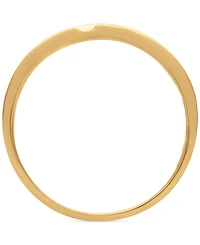 Men's Diamond Three Station Wedding Band (1/10 ct. t.w.) 14k Gold