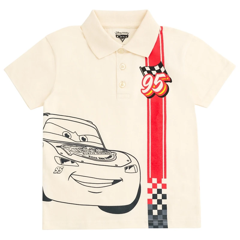 Disney Boys Lion King Mickey Mouse Cars Polo Shirt and Shorts Outfit Set