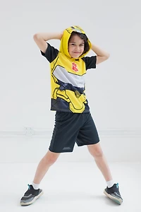Transformers Little Boys Athletic Pullover T-Shirt Mesh Shorts Outfit Set