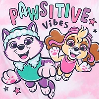Paw Patrol Girls T-Shirt and Bike Shorts Outfit Set