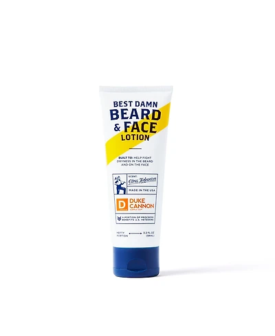 Duke Cannon Best Damn Beard and Face Lotion