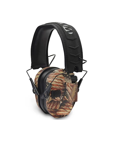 Walkers Walker's Razor Slim Electronic Shooting Ear cover (American Flag), Hearing Protection