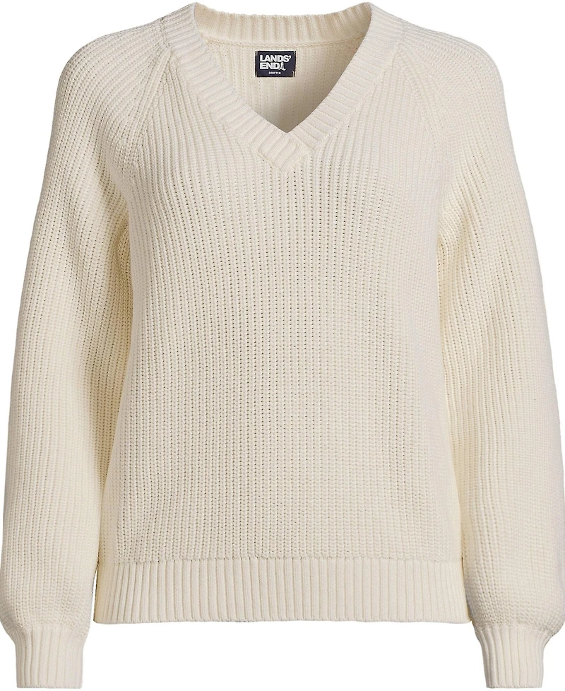 Lands' End Women's Drifter Balloon Sleeve Sweater