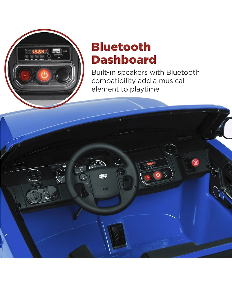 Best Choice Products 12V 3.7 Mph 2-Seater Licensed Land Rover Ride On Car Toy w/ Parent Remote Control