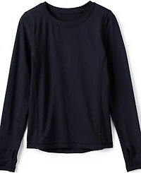 Lands' End Boys Thermal Base Layer Long Underwear Thermaskin Crew Neck Shirt