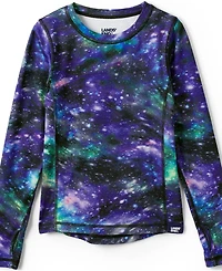 Lands' End Boys Thermal Base Layer Long Underwear Thermaskin Crew Neck Shirt